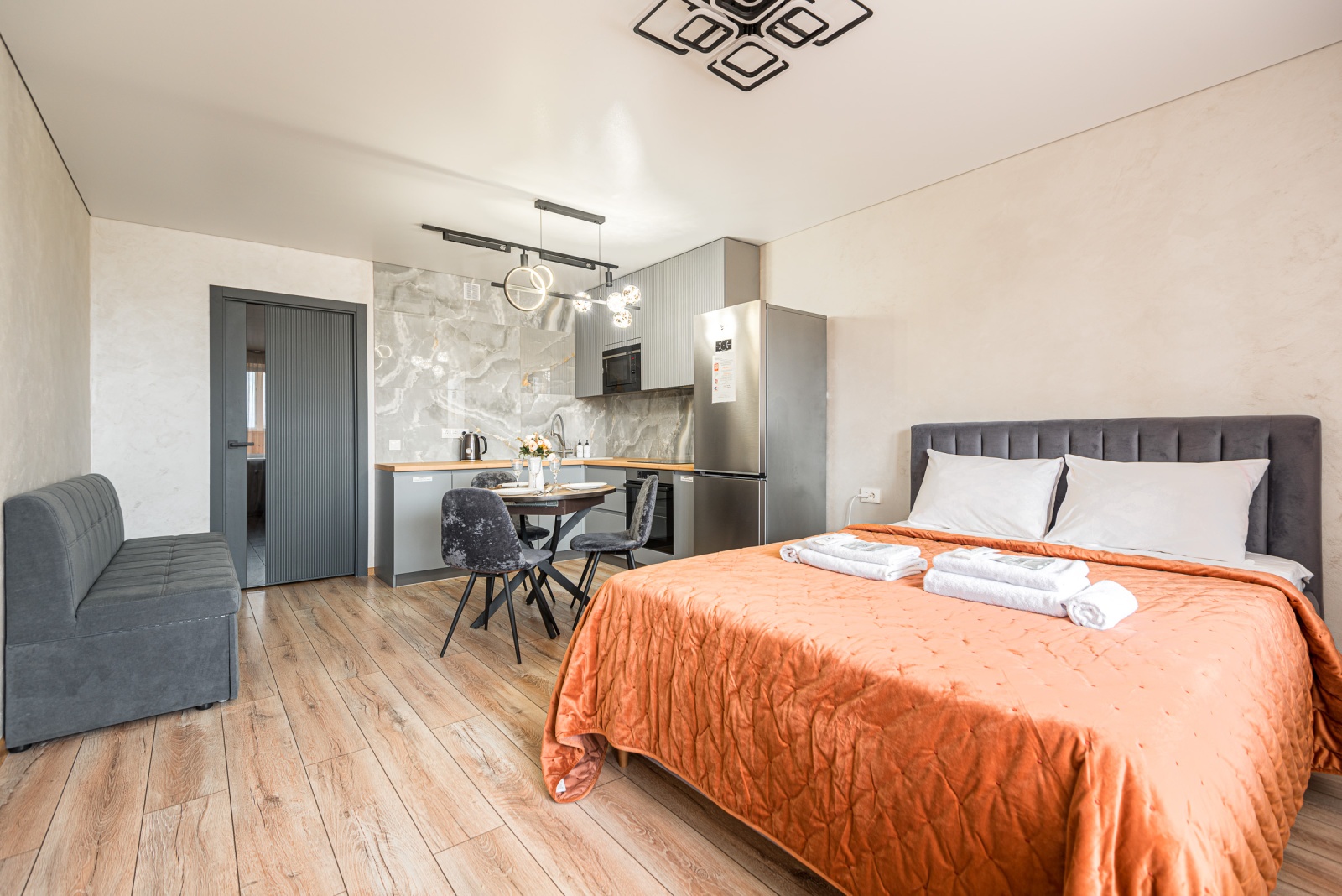 Студия loft рядом с мнтк в новом микрорайоне