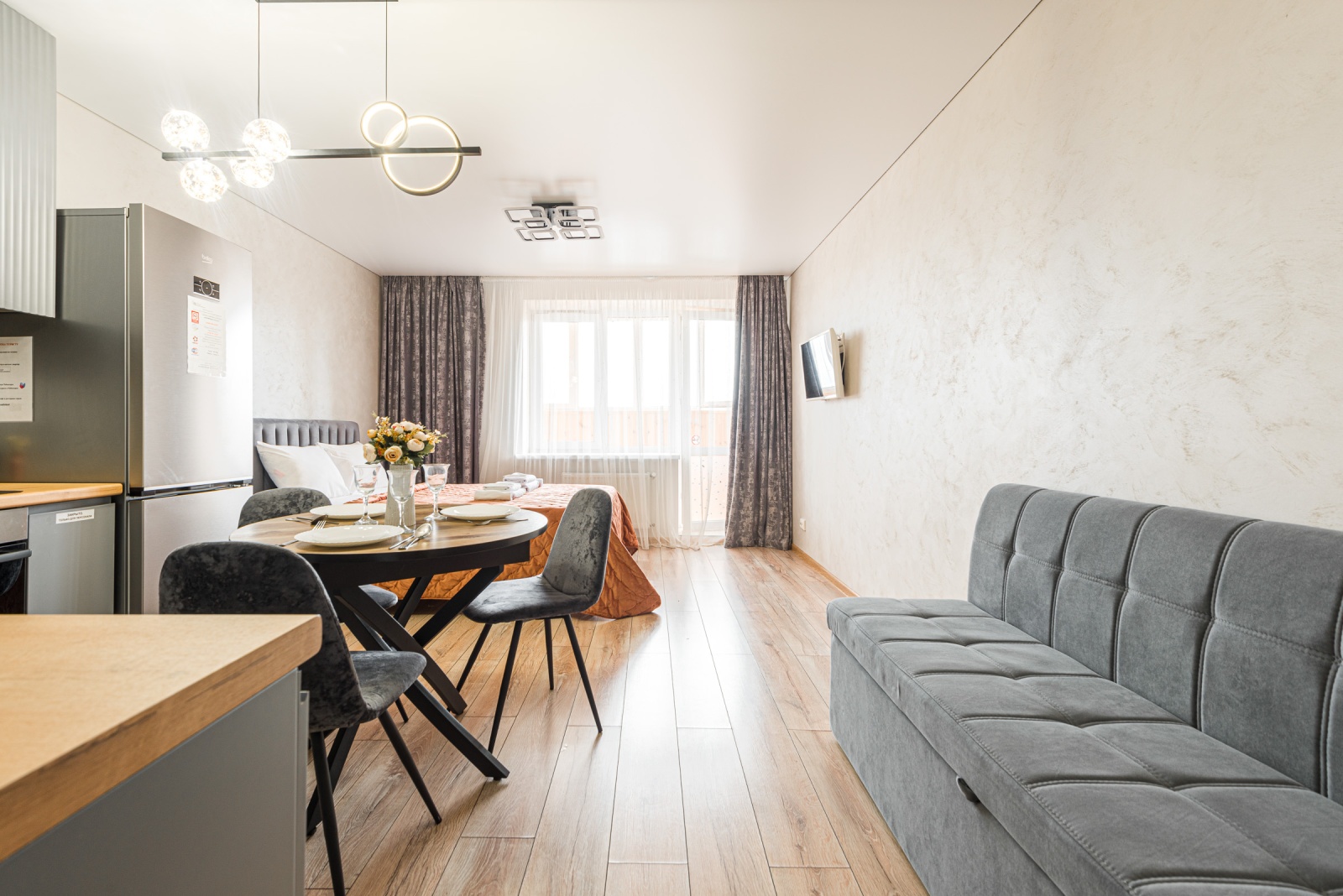 Студия loft рядом с мнтк в новом микрорайоне