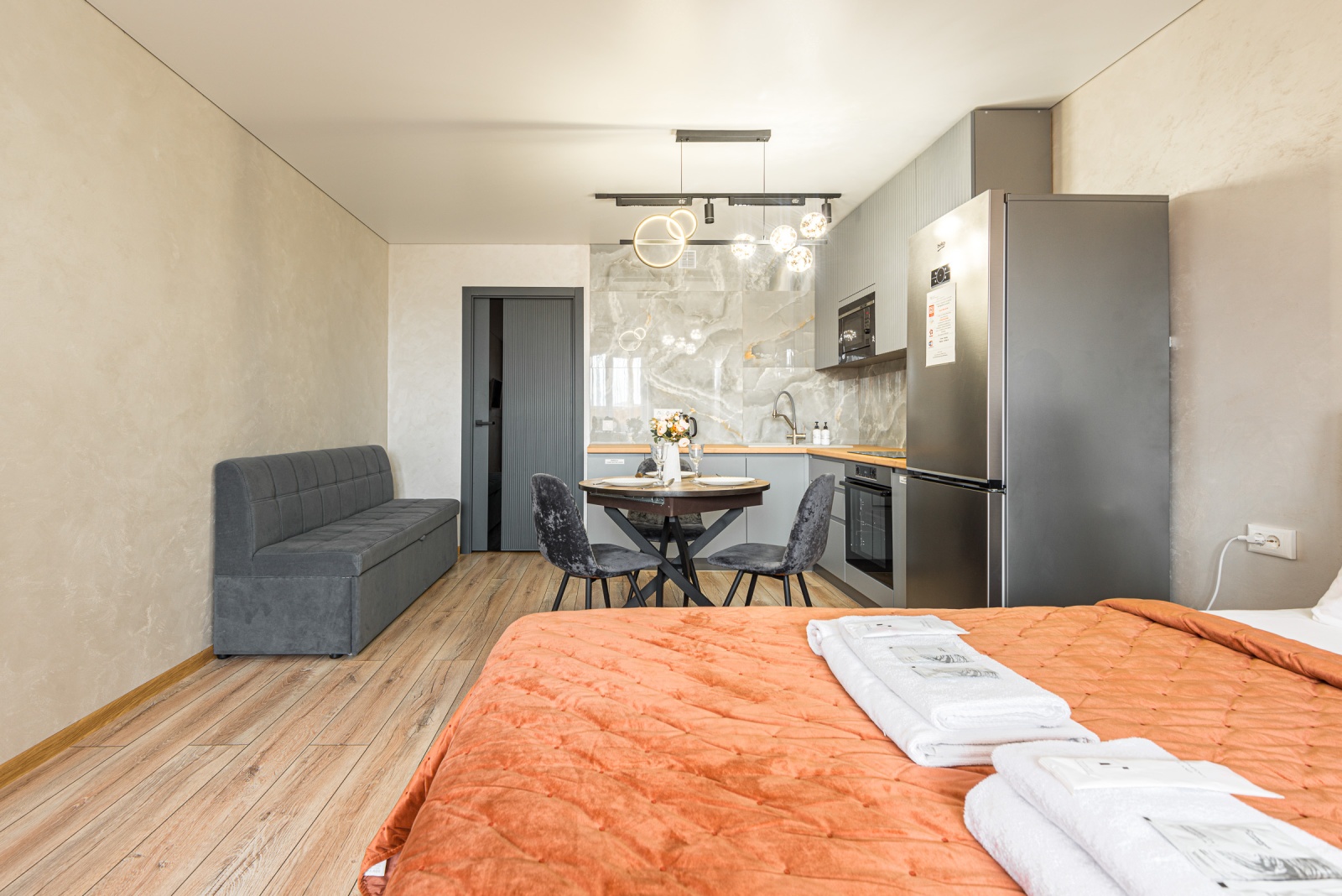 Студия loft рядом с мнтк в новом микрорайоне